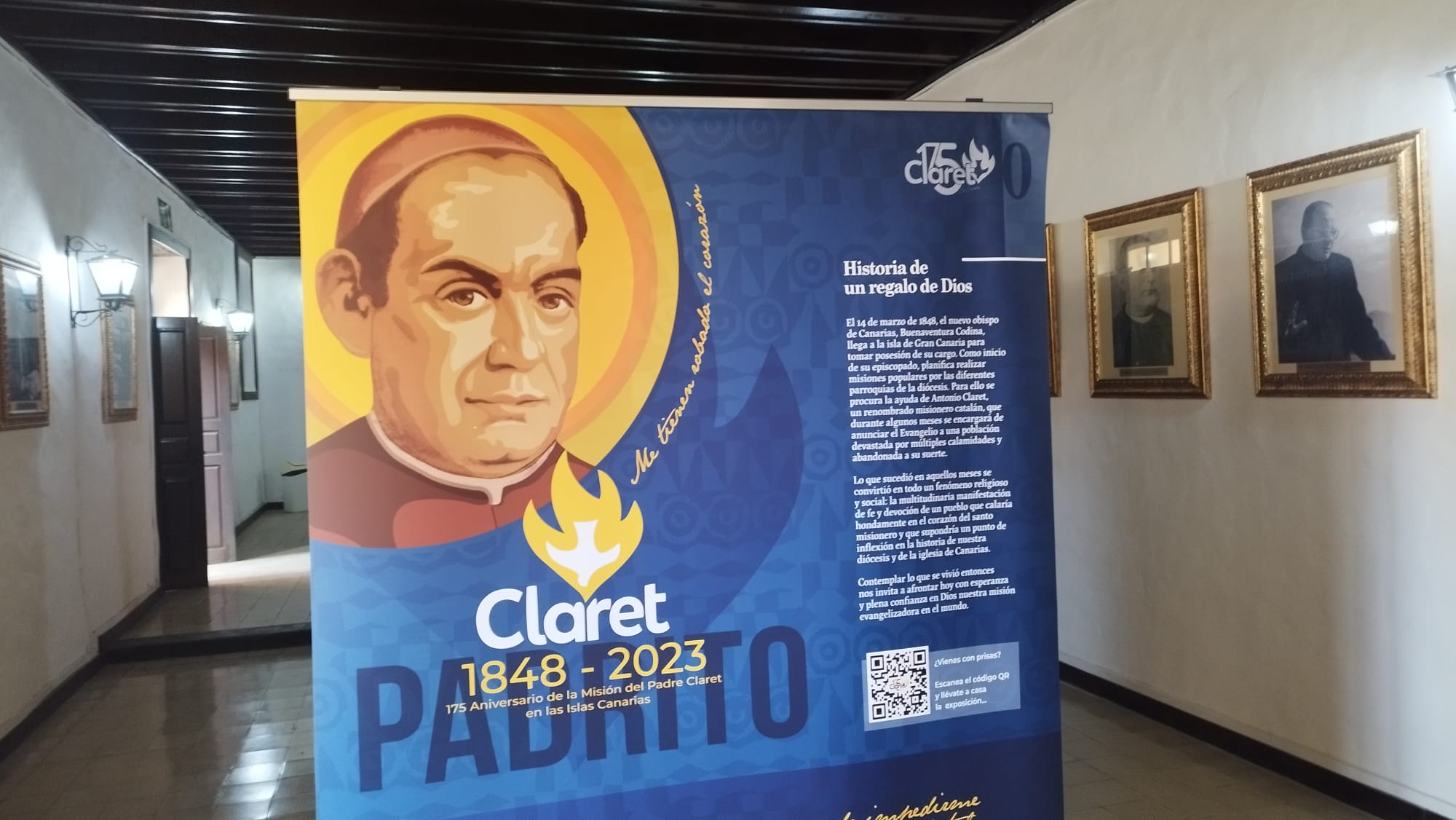 Featured image for “Las Casas de Betania en Agüimes acogen una exposición dedicada a San Antonio María Claret.”